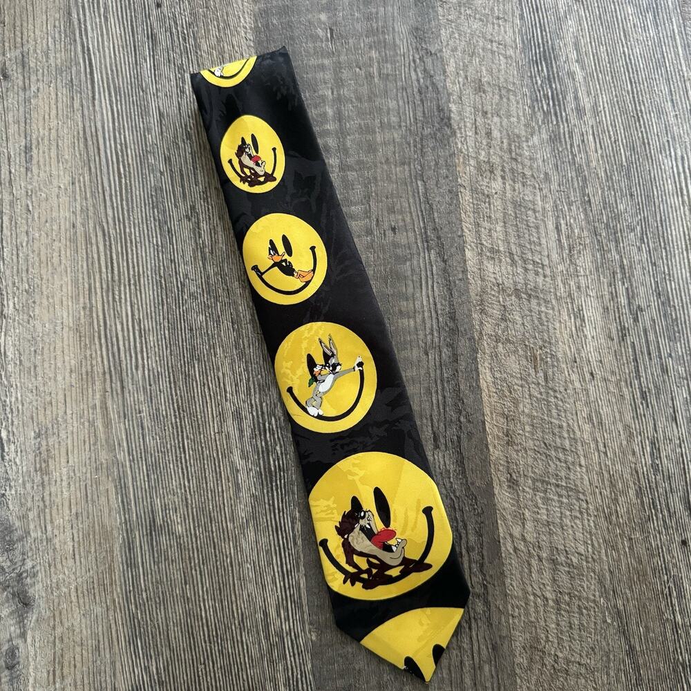 Vintage Looney Tunes Mania Tie 1996 Made In USA